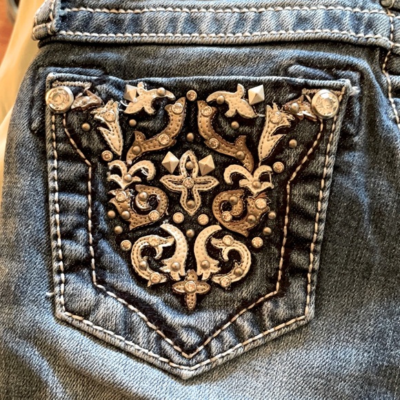 MISS ME Bermuda Capri Jeans - Girls 12 - Picture 9 of 10